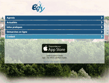 Tablet Screenshot of mairie-egly.fr